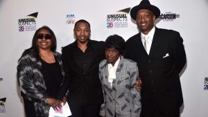 Malcolm Mays with his family