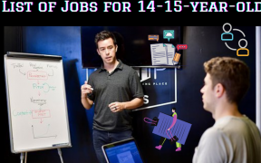 List of Jobs for 14-15-year-old