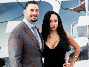 Roman Reigns with his wife Galina