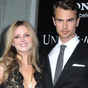 Theo James with his wife, Ruth Kearney