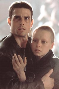 Tom Cruise and Samantha Morton in "Minority Report" (2002)