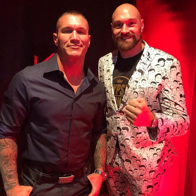 Randy Orton with his friend