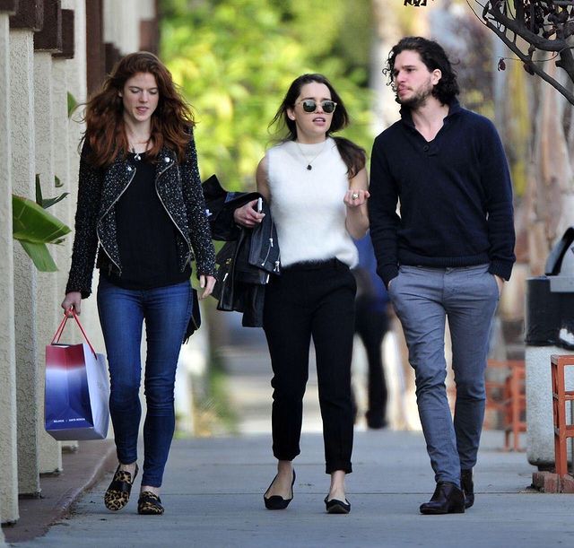 Kit Harington with his friends