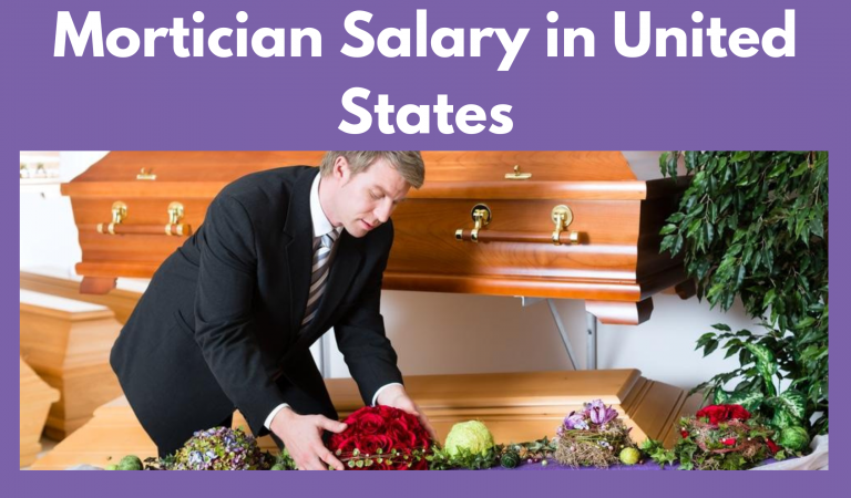 Mortician Salary in United States