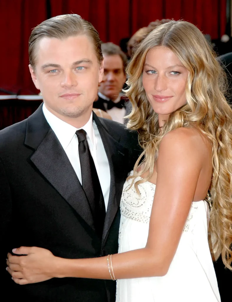 Leonardo DiCaprio with his girlfriend