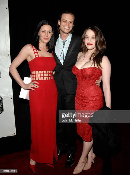 Paget Brewster with her friends