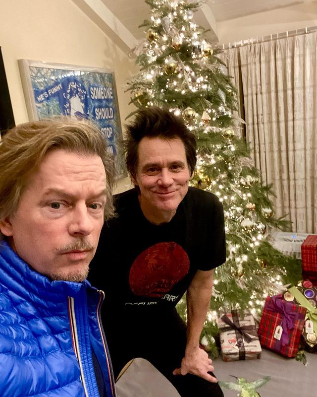 David Spade with his Friend 