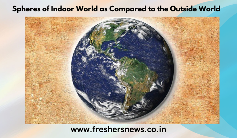 Spheres of Indoor World as Compared to the Outside World