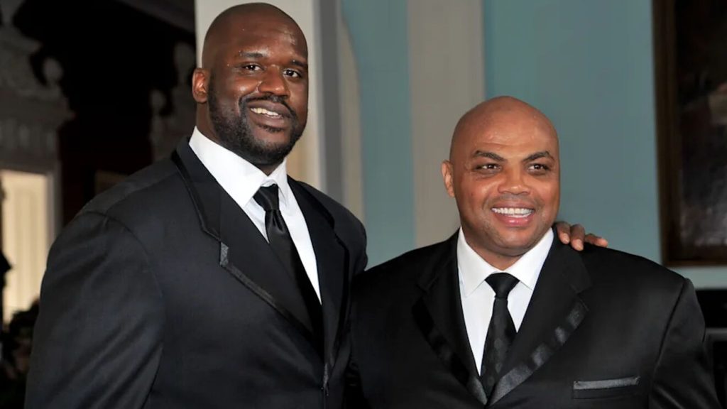 Charles Barkley with his friend