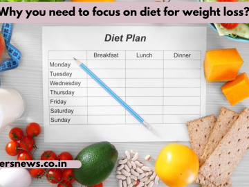 Why you need to focus on diet for weight loss?