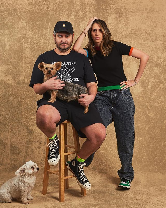 Ethan Klein with his wife 