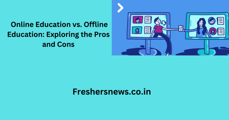 Online Education vs. Offline Education