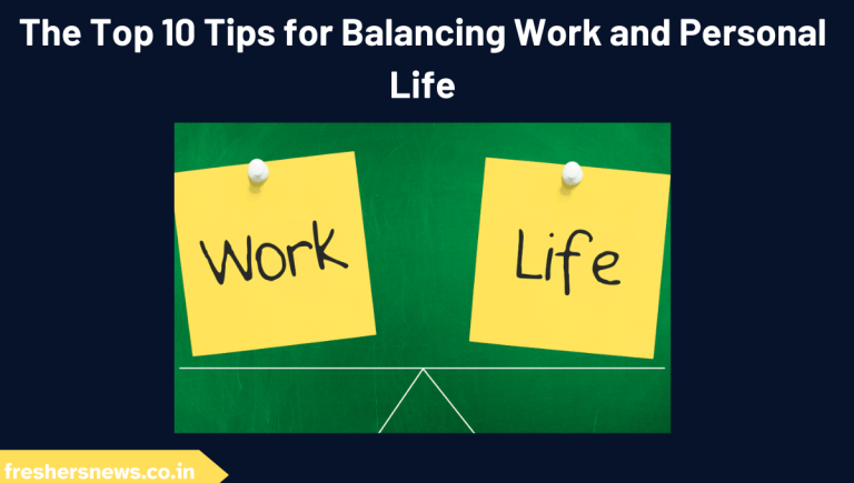 Balancing Work and Personal Life is very necessary for professional growth and personal relationship