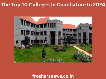 For Higher Education there are many top rank colleges in Coimbatore