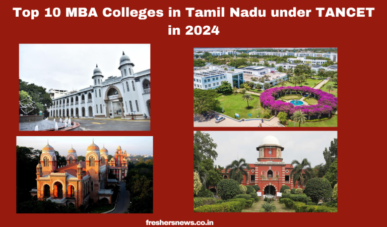 Top 10 MBA Colleges in Tamil Nadu under TANCET in 2024