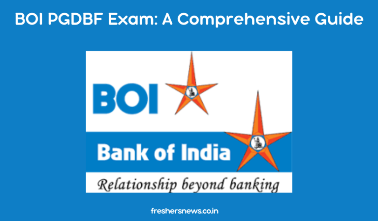 BOI PGDBF Exam: A Comprehensive Guide