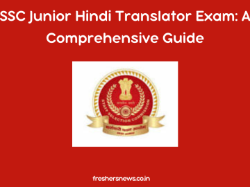 SSC Junior Hindi Translator Exam