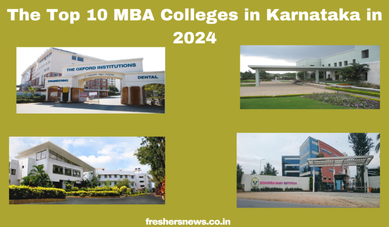 The Top 10 MBA Colleges in Karnataka in 2024