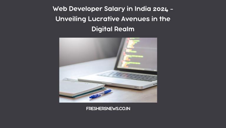 Web Developer Salary in India 2024