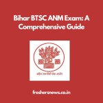 Bihar BTSC ANM Exam