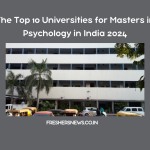 Universities for Masters in Psychology in India