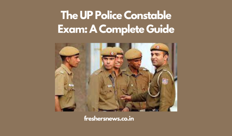 The UP Police Constable Exam: A Complete Guide