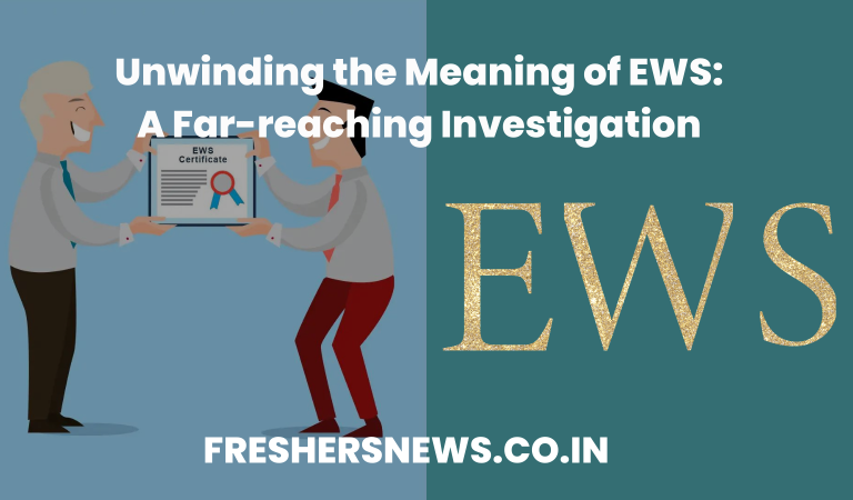 Unwinding the Meaning of EWS: A Far-reaching Investigation