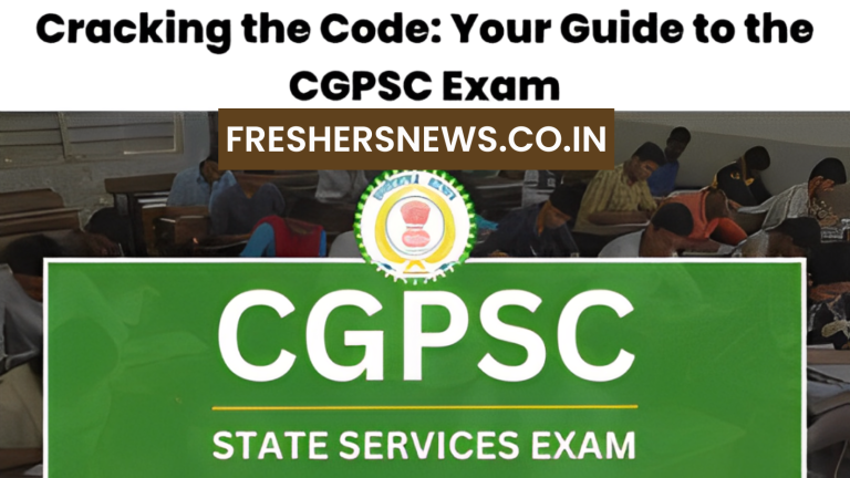 Cracking the Code: Your Guide to the CGPSC Exam