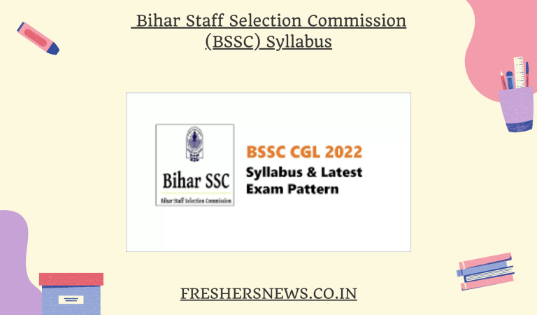Bihar Staff Selection Commission (BSSC) Syllabus