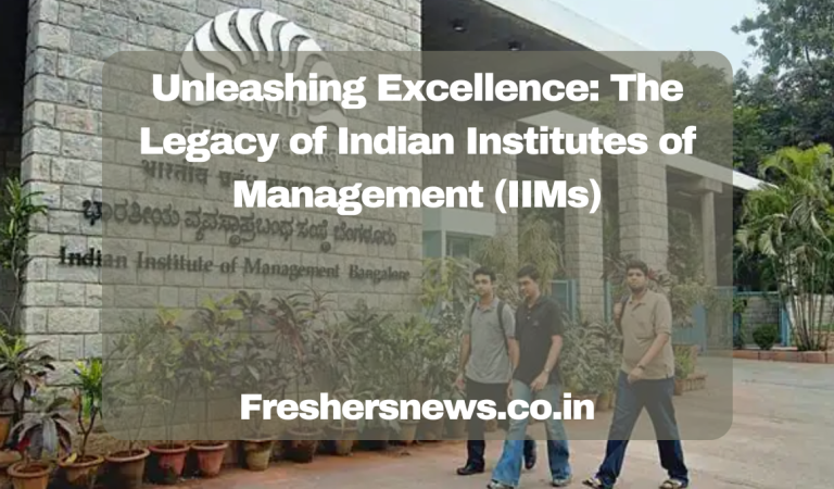 Unleashing Excellence: The Legacy of Indian Institutes of Management (IIMs)