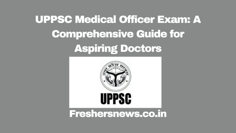 UPPSC Medical Officer Exam