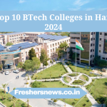 top btech colleges in haryana 2024