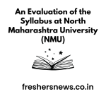 An Evaluation of the Syllabus at North Maharashtra University (NMU) 