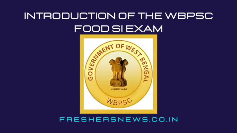 Introduction of the WBPSC Food SI Exam