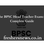The BPSC Head Teacher Exam: A Complete Guide 