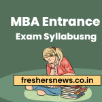 MBA Entrance Exam Syllabus