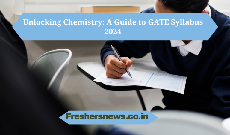 Unlocking Chemistry: A Guide to GATE Syllabus 2024