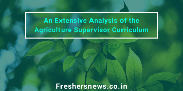 An Extensive Analysis of the Agriculture Supervisor Curriculum