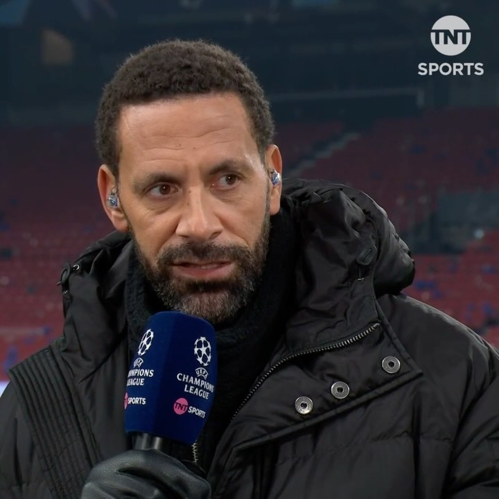 Rio Ferdinand, a well-known former football player.