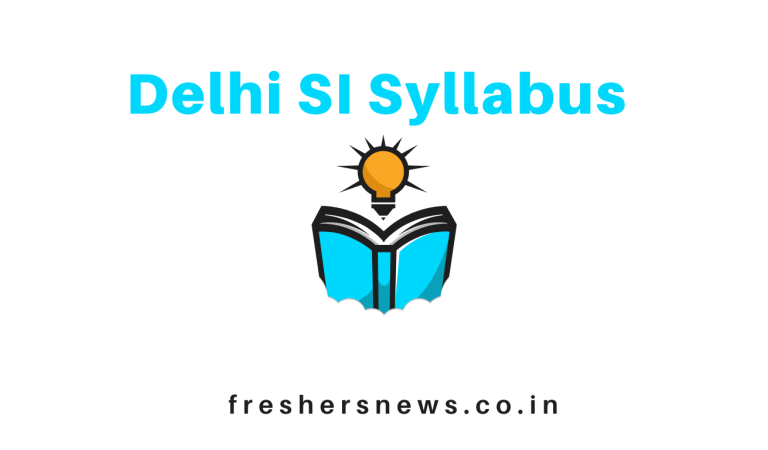 Delhi SI Syllabus