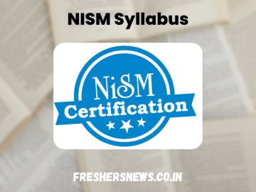 NISM Syllabus