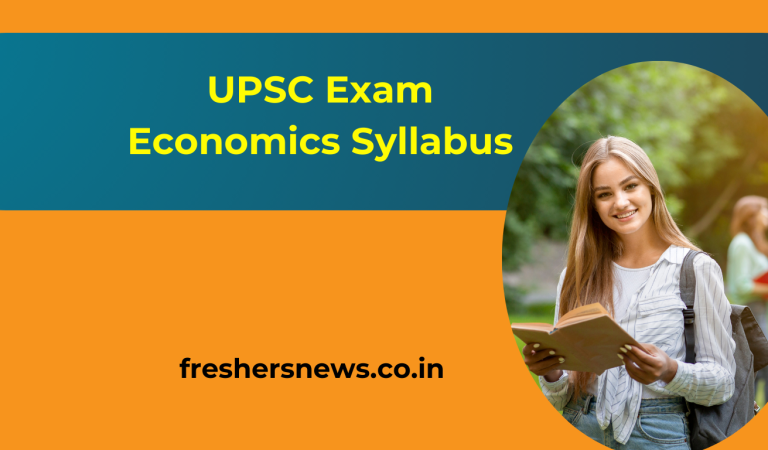 UPSC Exam Economics Syllabus