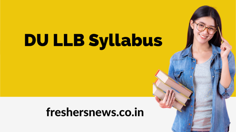 DU LLB Syllabus