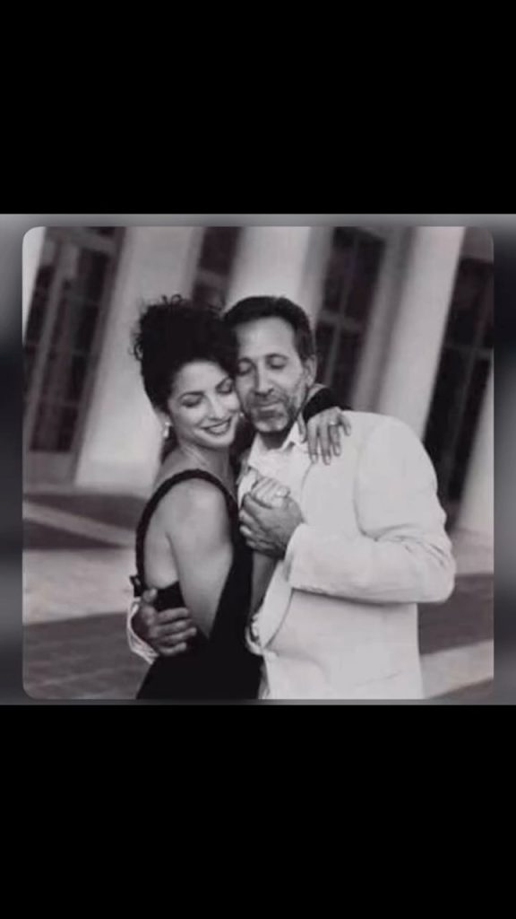 Gloria Estefan with her spouse Emilio Estefan  