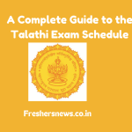 A Complete Guide to the Talathi Exam Schedule 