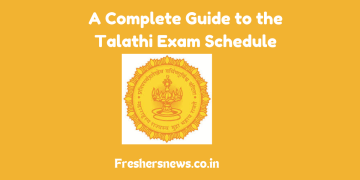 A Complete Guide to the Talathi Exam Schedule 