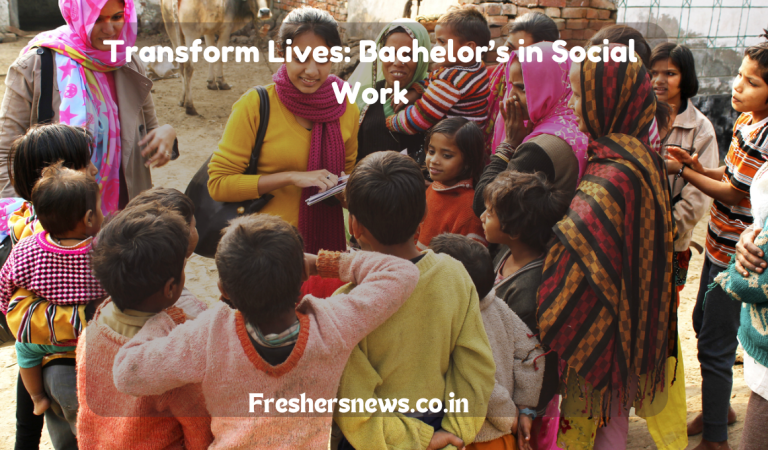 Transform Lives: Bachelor’s in Social Work