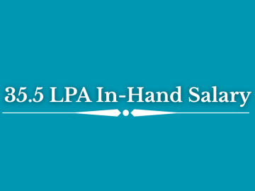 35.5 LPA In-Hand Salary